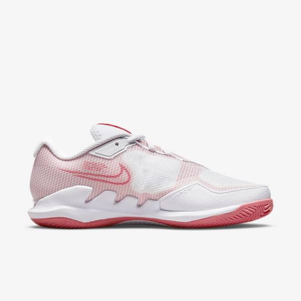 Zapatillas Tenis Nike NikeCourt Air Zoom Vapor Pro Clay Court Mujer Blancas Rosas Azules Claro | NK918LCR