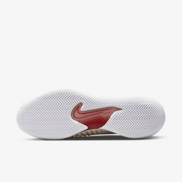 Zapatillas Tenis Nike NikeCourt React Vapor NXT Clay Court Mujer Blancas Coral Rojas | NK708ZHG