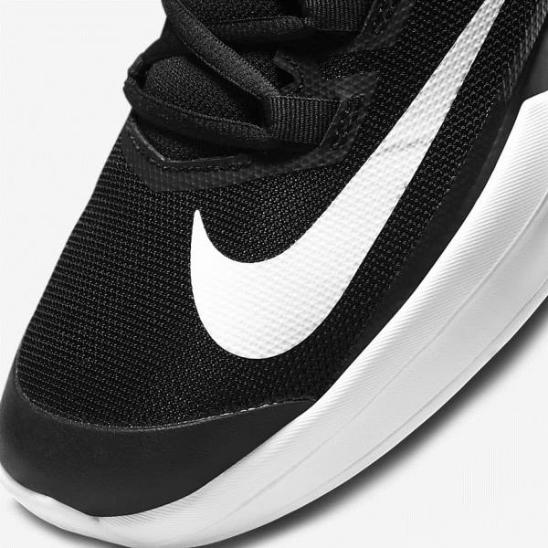 Zapatillas Tenis Nike NikeCourt Vapor Lite Hard Court Hombre Negras Blancas | NK163HXI