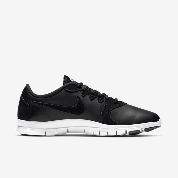 Zapatillas Training Nike Flex Essential TR Cuero Mujer Negras Blancas Rojas Claro Negras | NK298GBY