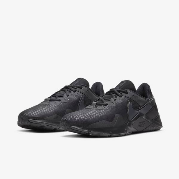 Zapatillas Training Nike Legend Essential 2 Hombre Negras Gris Oscuro | NK802GKF