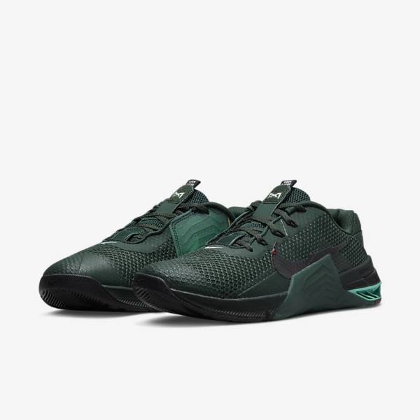 Zapatillas Training Nike Metcon 7 Hombre Verde Turquesa Negras Multicolor | NK890ACL