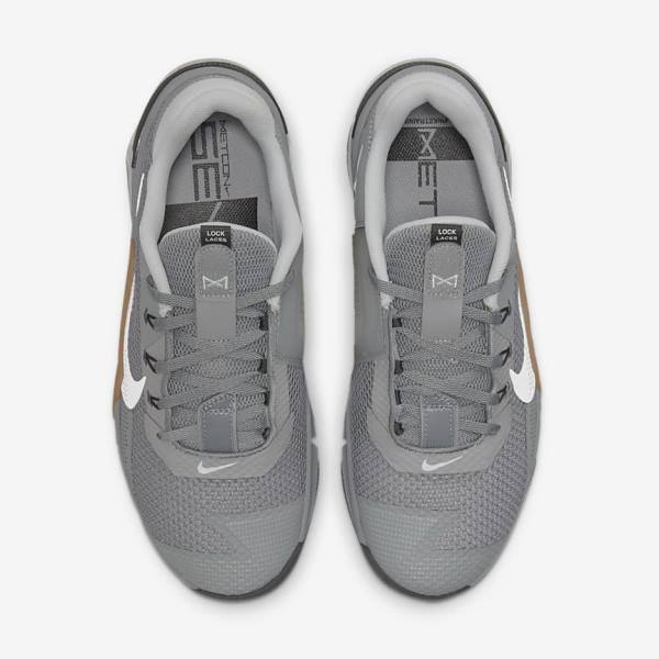 Zapatillas Training Nike Metcon 7 Mujer Gris Marrones Gris Oscuro Blancas | NK451YMU