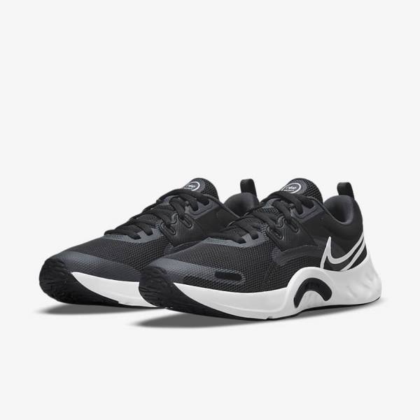 Zapatillas Training Nike Renew Retaliation TR 3 Hombre Negras Gris Oscuro Blancas | NK562MQS