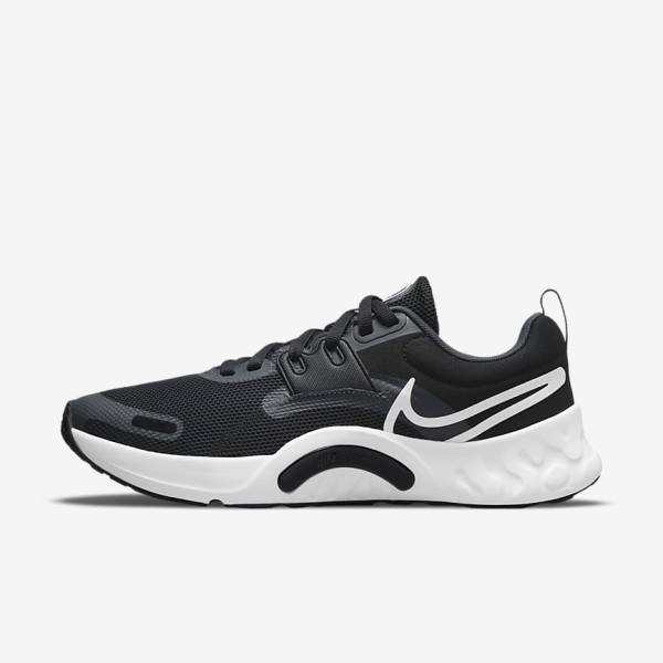 Zapatillas Training Nike Renew Retaliation TR 3 Hombre Negras Gris Oscuro Blancas | NK562MQS