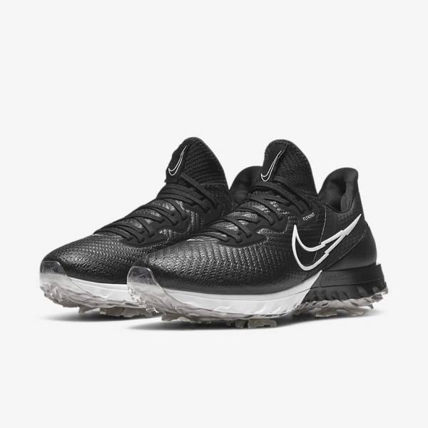 Zapatos De Golf Nike Air Zoom Infinity Tour Hombre Negras Blancas | NK394NKB