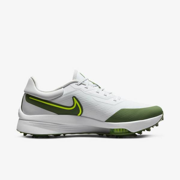 Zapatos De Golf Nike Air Zoom Infinity Tour NEXT% Hombre Blancas Plateadas | NK514ZTU