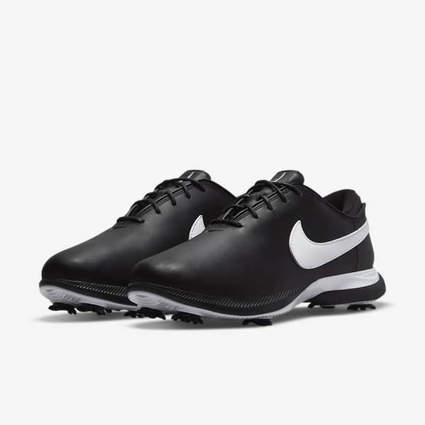 Zapatos De Golf Nike Air Zoom Victory Tour 2 Hombre Negras Blancas | NK871XSN