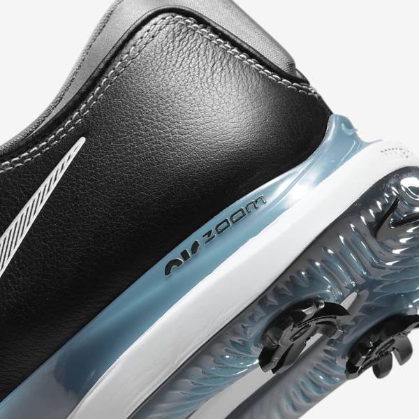 Zapatos De Golf Nike Air Zoom Victory Tour 2 Hombre Negras Metal Azules Gris Blancas | NK928KFB