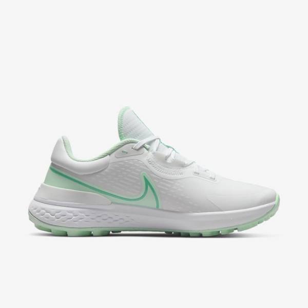 Zapatos De Golf Nike Infinity Pro 2 Hombre Blancas Turquesa Verde Menta | NK426IMT