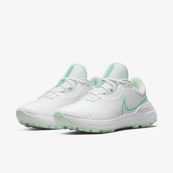 Zapatos De Golf Nike Infinity Pro 2 Hombre Blancas Turquesa Verde Menta | NK426IMT