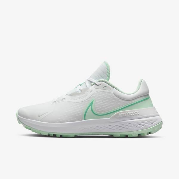 Zapatos De Golf Nike Infinity Pro 2 Hombre Blancas Turquesa Verde Menta | NK426IMT