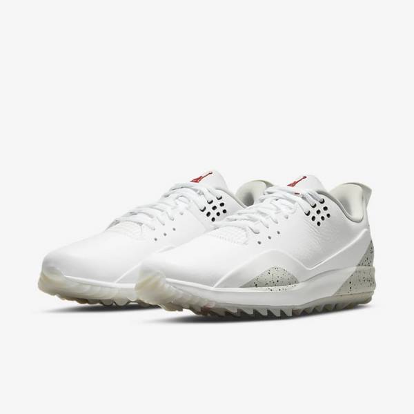 Zapatos De Golf Nike Jordan ADG 3 Hombre Blancas Gris Negras | NK379XAO