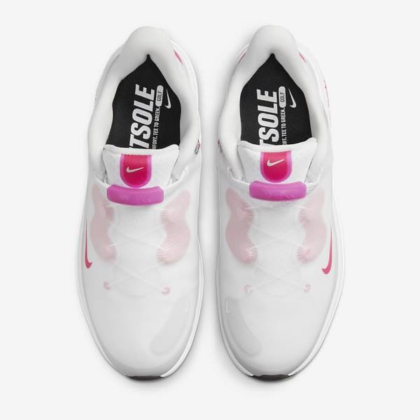 Zapatos De Golf Nike React Ace Tour Mujer Blancas Negras Rosas | NK602NHU