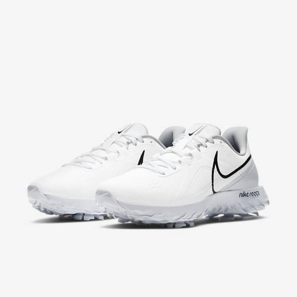 Zapatos De Golf Nike React Infinity Pro Hombre Blancas Metal Plateadas Negras | NK018OPT