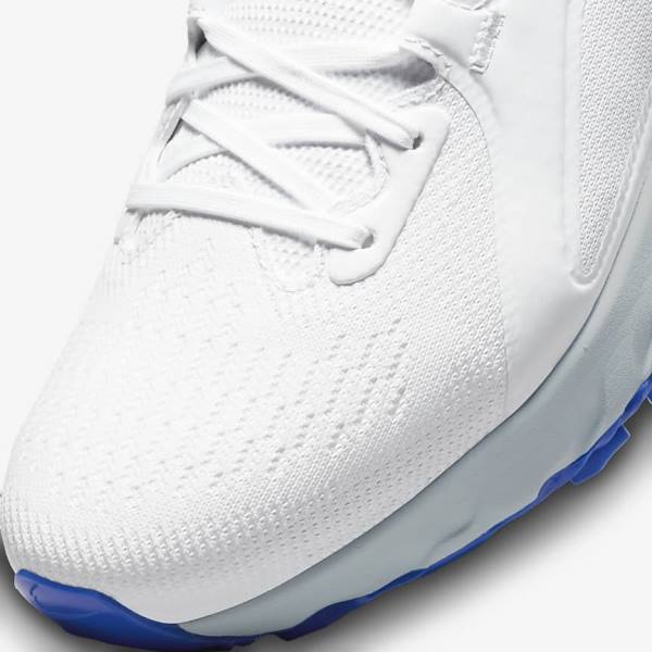 Zapatos De Golf Nike React Infinity Pro Hombre Blancas Plateadas Azules | NK526ICG