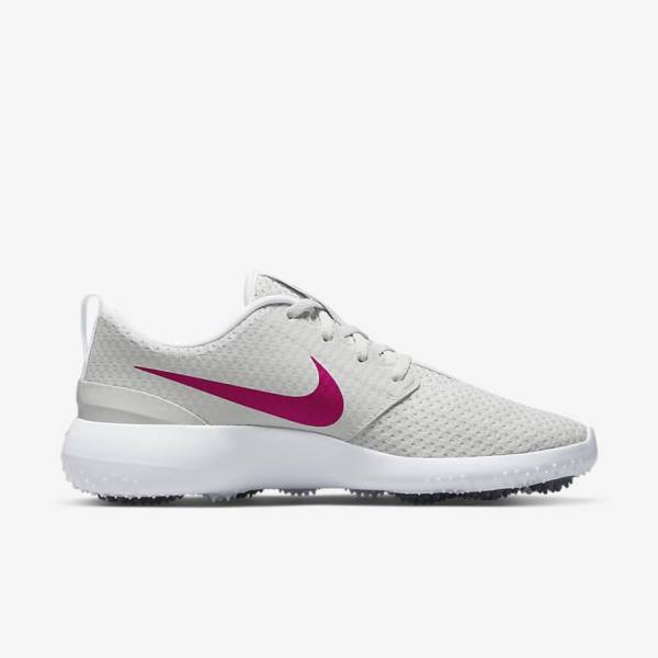 Zapatos De Golf Nike Roshe G Mujer Blancas Negras Rosas | NK608GUR