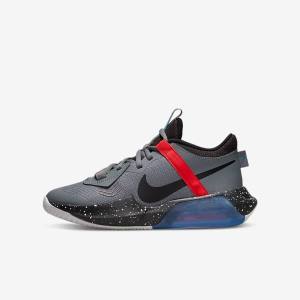 Zapatillas Baloncesto Nike Air Zoom Crossover Older Niños Gris Rojas Turquesa Negras | NK937RNP