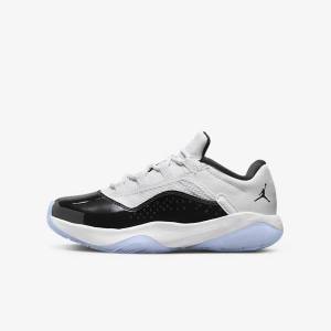 Zapatillas Jordan Nike Air Jordan 11 CMFT Low Older Niños Blancas Negras | NK780EAG