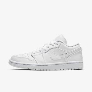 Zapatillas Jordan Nike Air Jordan 1 Low Mujer Blancas | NK897GWI