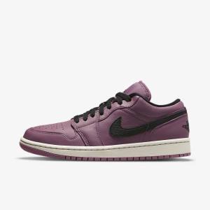 Zapatillas Jordan Nike Air Jordan 1 Low SE Mujer Beige Claro Negras | NK961TAM