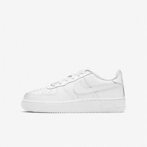 Zapatillas Nike Air Force 1 LE Older Niños Blancas | NK374BDF