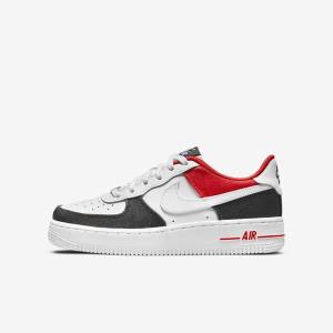 Zapatillas Nike Air Force 1 LV8 Older Niños Blancas Azul Marino Rojas Blancas | NK472OKX