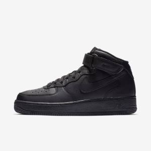 Zapatillas Nike Air Force 1 Mid 07 Hombre Negras | NK691YPS