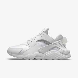 Zapatillas Nike Air Huarache Hombre Blancas Plateadas | NK325VNX