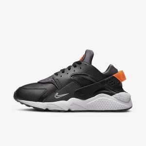 Zapatillas Nike Air Huarache Hombre Negras Naranjas Gris Blancas | NK027VJI