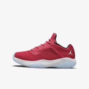 Zapatillas Nike Air Jordan 11 CMFT Low Older Niños Rojas Negras Blancas | NK805BAE