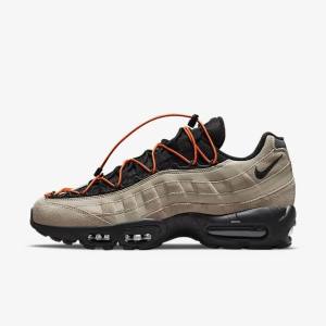 Zapatillas Nike Air Max 95 Hombre Kaki Naranjas Negras | NK065NWH