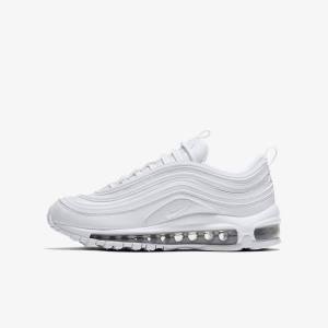 Zapatillas Nike Air Max 97 Older Niños Blancas Metal Plateadas Blancas | NK834CAZ