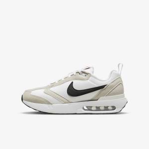 Zapatillas Nike Air Max Dawn Older Niños Blancas Beige Claro Negras | NK163ISF