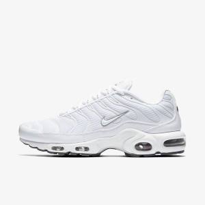 Zapatillas Nike Air Max Plus Hombre Blancas Negras Gris Blancas | NK294BIZ