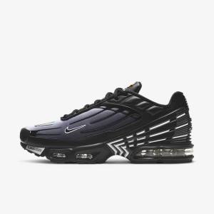 Zapatillas Nike Air Max Plus III Hombre Negras Blancas | NK756NDL