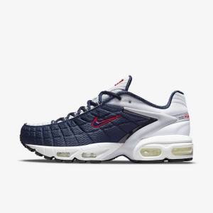 Zapatillas Nike Air Max Tailwind V SP Hombre Azul Marino Plateadas Blancas Rojas | NK701BQN