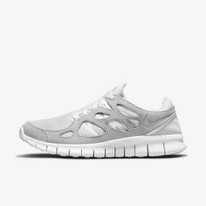 Zapatillas Nike Free Run 2 Hombre Gris Blancas Plateadas | NK317BXM