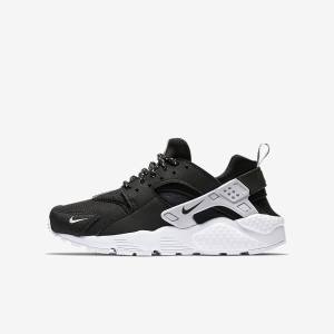 Zapatillas Nike Huarache SE Older Niños Negras Blancas | NK037XFB