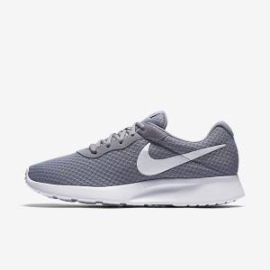 Zapatillas Nike Tanjun Hombre Gris Blancas | NK320MJH