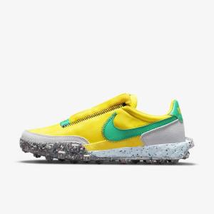 Zapatillas Nike Waffle Racer Crater Mujer Amarillo Azules Verde | NK152UEI