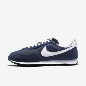 Zapatillas Nike Waffle Trainer 2 Hombre Azules Azul Marino Blancas | NK156GBD