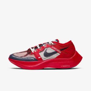 Zapatillas Nike ZoomX Vaporfly Next% x Gyakusou Hombre Rojas Azules | NK537EDC