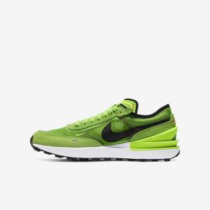 Zapatillas Para Caminar Nike Waffle One Older Niños Verde Rojas Negras | NK290LZF