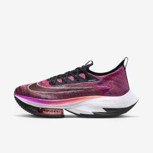 Zapatillas Running Nike Air Zoom Alphafly NEXT% Flyknit Carretera Carreras Hombre Naranjas Turquesa Negras | NK043JPL