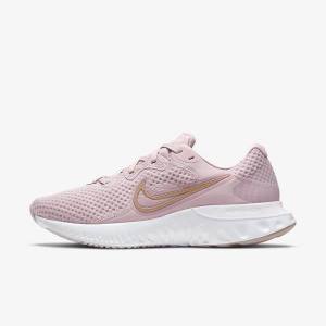 Zapatillas Running Nike Renew Run 2 Carretera Mujer Moradas Claro Blancas Metal Rojas Marrones | NK862MRZ