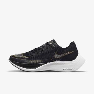 Zapatillas Running Nike ZoomX Vaporfly Next% 2 Carretera Carreras Hombre Blancas Turquesa Negras Rosas | NK483SOV