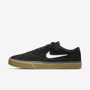 Zapatillas Skate Nike SB Chron 2 Hombre Negras Marrones Claro Blancas | NK468QMS