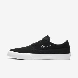 Zapatillas Skate Nike SB Shane Hombre Negras Blancas | NK198SGQ