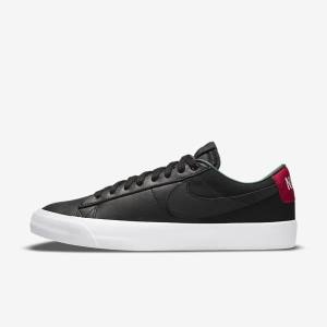 Zapatillas Skate Nike SB Zoom Blazer Low Pro GT Premium Hombre Negras Rojas Negras | NK413SQV